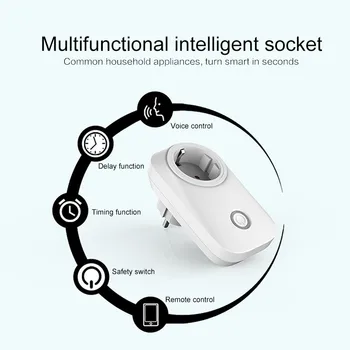 Smart Home WIFI Single Socket Smart Socket Support 40 Devices WiFi Control Smart Socket For IOS Android Smart Phone
Smart Home WIFI Single Socket Smart Socket Support 40 Devices WiFi Control Smart Socket For IOS Android Smart Phone