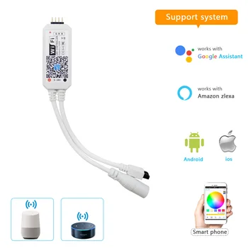 RGB/RGBW IR RF LED Controller DC5V 12V 24V Bluetooth Wireless WiFi Controller for 5050 WS2811 WS2812B Pixel Magic Home led strip
RGB/RGBW IR RF LED Controller DC5V 12V 24V Bluetooth Wireless WiFi Controller for 5050 WS2811 WS2812B Pixel Magic Home led strip