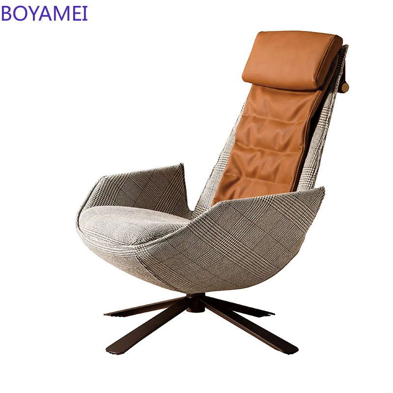 Роскошное кресло-шезлонг из итальянской искусственной кожи, металлический диван-стул из нержавеющей стали, маленькое бытовое дизайнерское креативное одноместное кресло в скандинавском стиле
Роскошное кресло-шезлонг из итальянской искусственной кожи, металлический диван-стул из нержавеющей стали, маленькое бытовое дизайнерское креативное одноместное кресло в скандинавском стиле