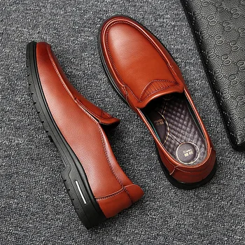 Brand New Genuine Leather Casual Shoes Men Loafers Moccasins For Adult Quality Lightweighth Comfort Flats Male Footwear
Brand New Genuine Leather Casual Shoes Men Loafers Moccasins For Adult Quality Lightweighth Comfort Flats Male Footwear