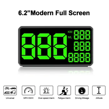 C1090 Speed Display 6.2 Inch Large Screen Car Digital GPS Speedometer KM/h MPH For Car Bike Motorcycle Auto Accessories
C1090 Speed Display 6.2 Inch Large Screen Car Digital GPS Speedometer KM/h MPH For Car Bike Motorcycle Auto Accessories