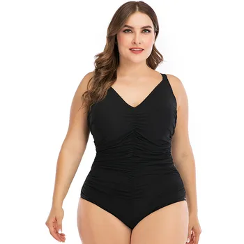Women Plus Size Hollow Out Solid Fold Line Tankini Set One-piece Swimsuit Women's Swimsuit Push Up Padded Women Swim Suit
Women Plus Size Hollow Out Solid Fold Line Tankini Set One-piece Swimsuit Women's Swimsuit Push Up Padded Women Swim Suit