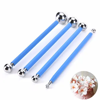 4pcs/Lot Stainless Steel Molding Ball Sticks Sugar carft Fondant Cake Decorating Kit,Kitchen Accessories Polymer Clay Tools 
4pcs/Lot Stainless Steel Molding Ball Sticks Sugar carft Fondant Cake Decorating Kit,Kitchen Accessories Polymer Clay Tools