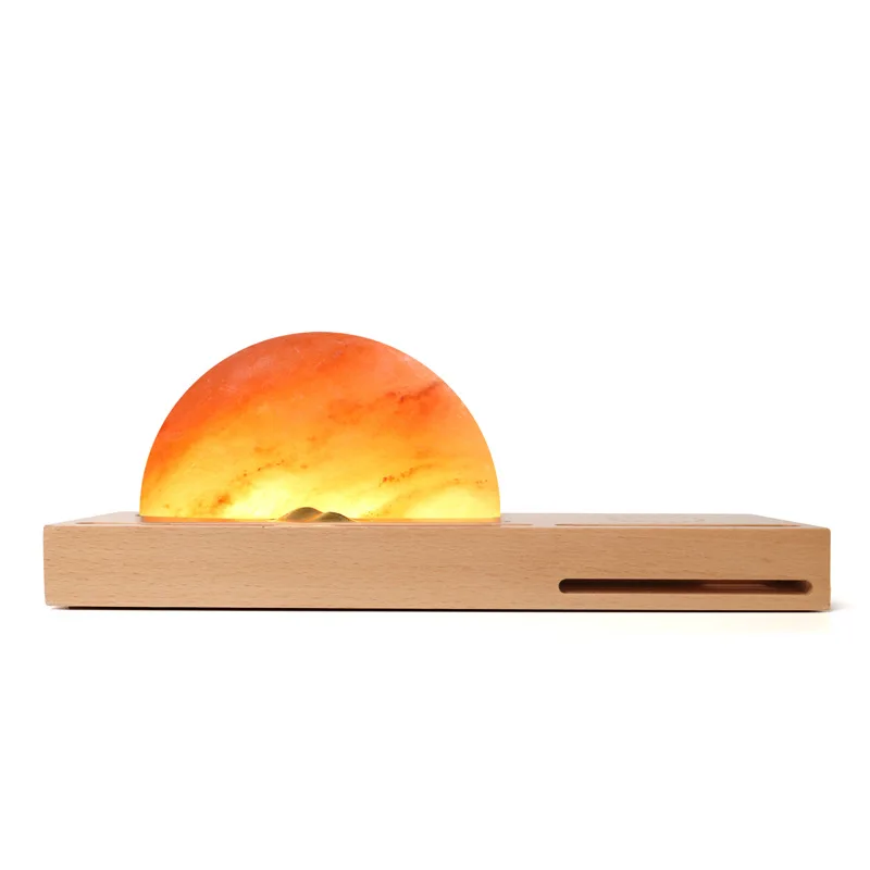 Bedside Light, Salt/Amber Us Plug Light, Wireless Charger, Sound Amplifier, Pen And Mobile Phone Holder
Bedside Light, Salt/Amber Us Plug Light, Wireless Charger, Sound Amplifier, Pen And Mobile Phone Holder