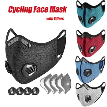Cycling Face Mask with Filters PM 2.5 Anti-Pollution Sport Washable Reusable Respirator Mascarillas Breathing Valve Facemask
Cycling Face Mask with Filters PM 2.5 Anti-Pollution Sport Washable Reusable Respirator Mascarillas Breathing Valve Facemask