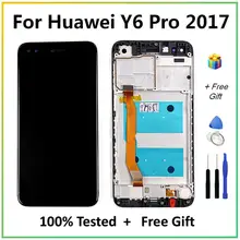 Écran tactile LCD avec châssis, pour Huawei Y6 Pro 2017 P9 Lite mini LCD SLA L02 L22 L03=