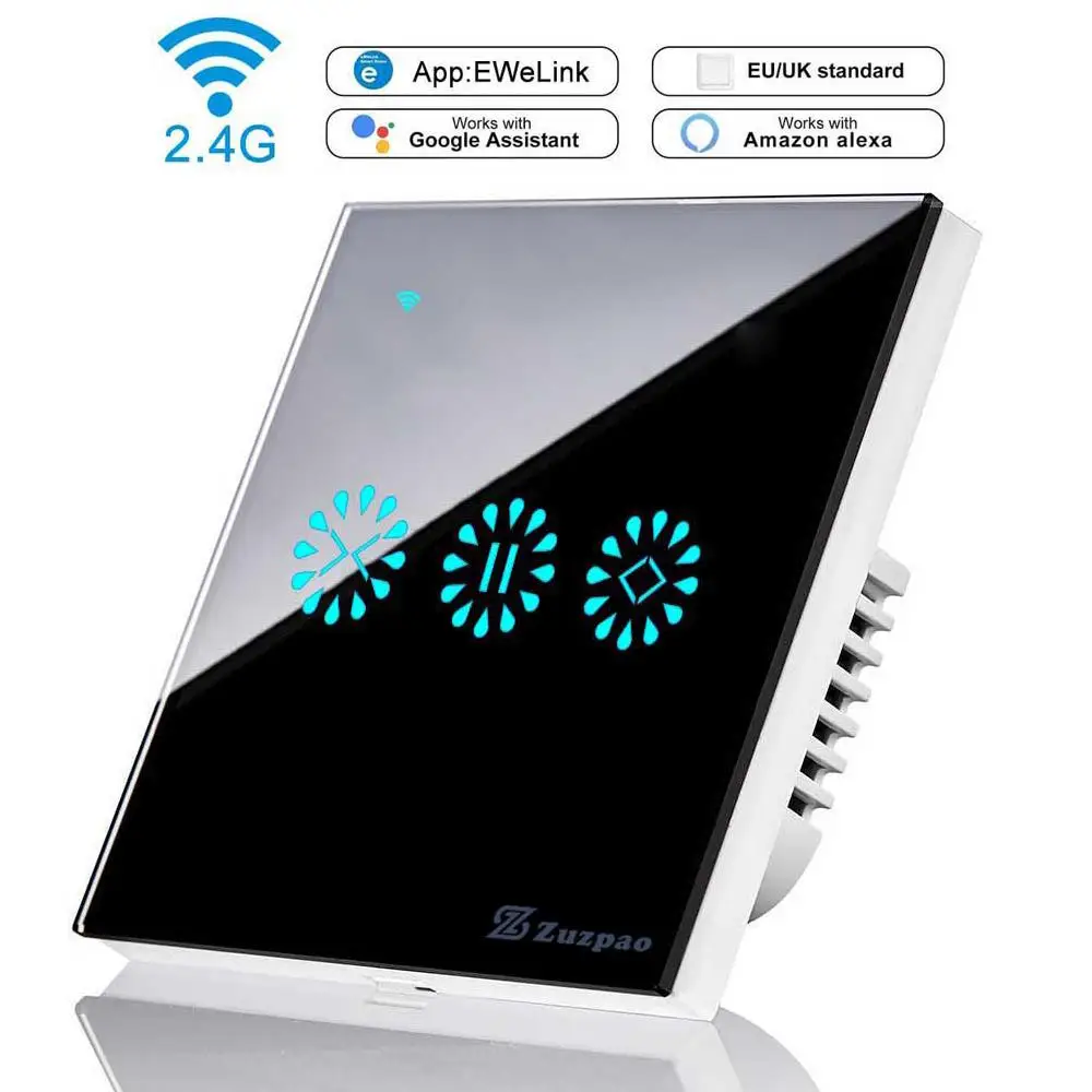 Smart Curtain Roller Switch Wireless WiFi Electrical Blinds Switch Touch Control Wall Switch with Timer Google Home Support
Smart Curtain Roller Switch Wireless WiFi Electrical Blinds Switch Touch Control Wall Switch with Timer Google Home Support
