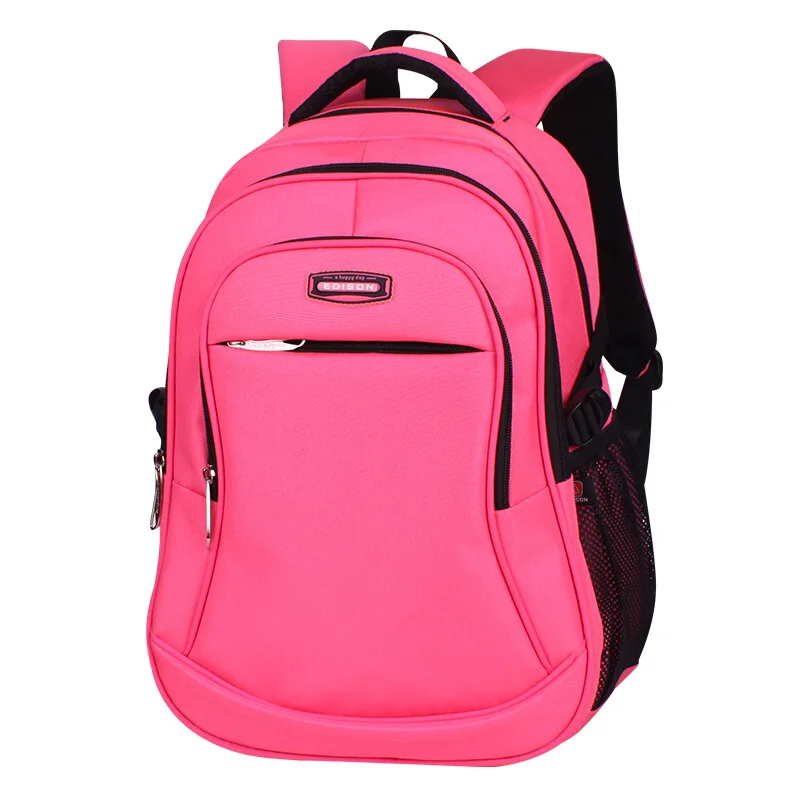 

pink School backpack for children schoolbag backpack for school teenagers boy bags for teenage girls mochila escolar waterproof