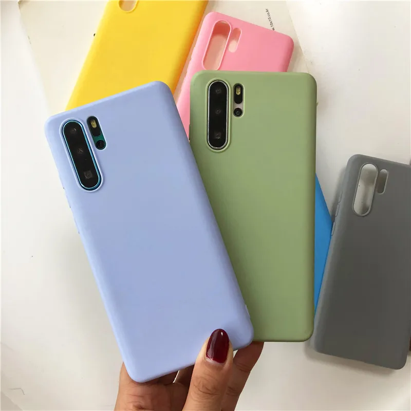 Модный Мягкий Силиконовый ТПУ чехол карамельных цветов для Huawei P30 P20 Lite P Smart Z Plus 2019