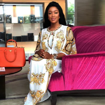 Plus Size Danshiki African Print Maxi Dress Fashion High Quality Beading Diamonds South Africa Ankara Dresses Formal Party Robes 
Plus Size Danshiki African Print Maxi Dress Fashion High Quality Beading Diamonds South Africa Ankara Dresses Formal Party Robes