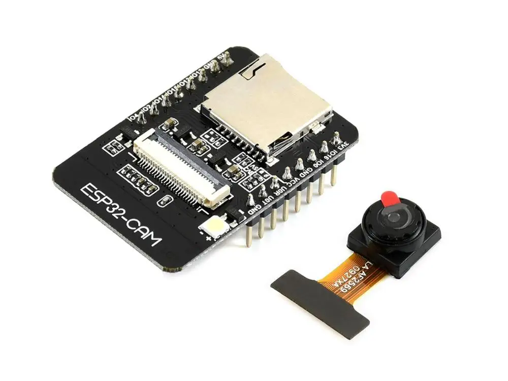 Original Ai-Thinker ESP32-CAM, Camera Module Based on ESP32, OV2640 Camera Included
Original Ai-Thinker ESP32-CAM, Camera Module Based on ESP32, OV2640 Camera Included