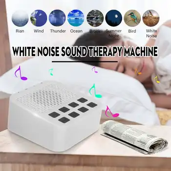 Wireless Mini White Noise Sound Machine with 8 Nature Sound Auto-off Timer Sound Therapy Sleeping Device for Kids Child
Wireless Mini White Noise Sound Machine with 8 Nature Sound Auto-off Timer Sound Therapy Sleeping Device for Kids Child