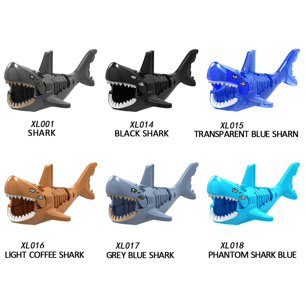 Blue Shark Whale Shark Animal Figures Model Building Blocks Toys Compatible with Duplo Animals dropshipping
Blue Shark Whale Shark Animal Figures Model Building Blocks Toys Compatible with Duplo Animals dropshipping