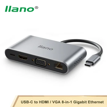 LLANO USB C HUB Type C to Multi USB 3.0 HUB HDMI VGA Adapter Dock for MacBook Pro Multifunction USB-C Splitter Port Type C HUB
LLANO USB C HUB Type C to Multi USB 3.0 HUB HDMI VGA Adapter Dock for MacBook Pro Multifunction USB-C Splitter Port Type C HUB