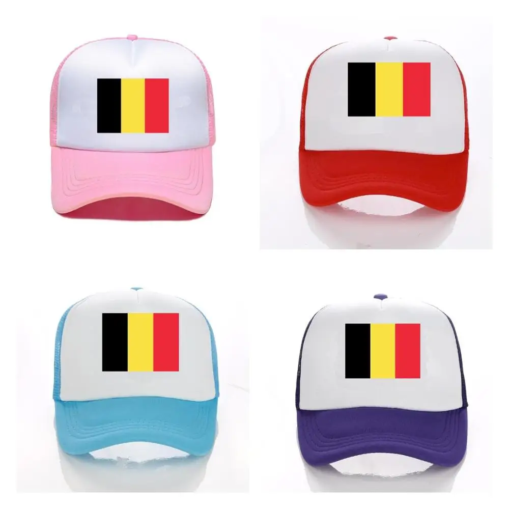 Belgium Flag Logo Hats Breathable Mesh Baseball Caps Custom Print Logo Text Name Snapback Sports Caps
Belgium Flag Logo Hats Breathable Mesh Baseball Caps Custom Print Logo Text Name Snapback Sports Caps