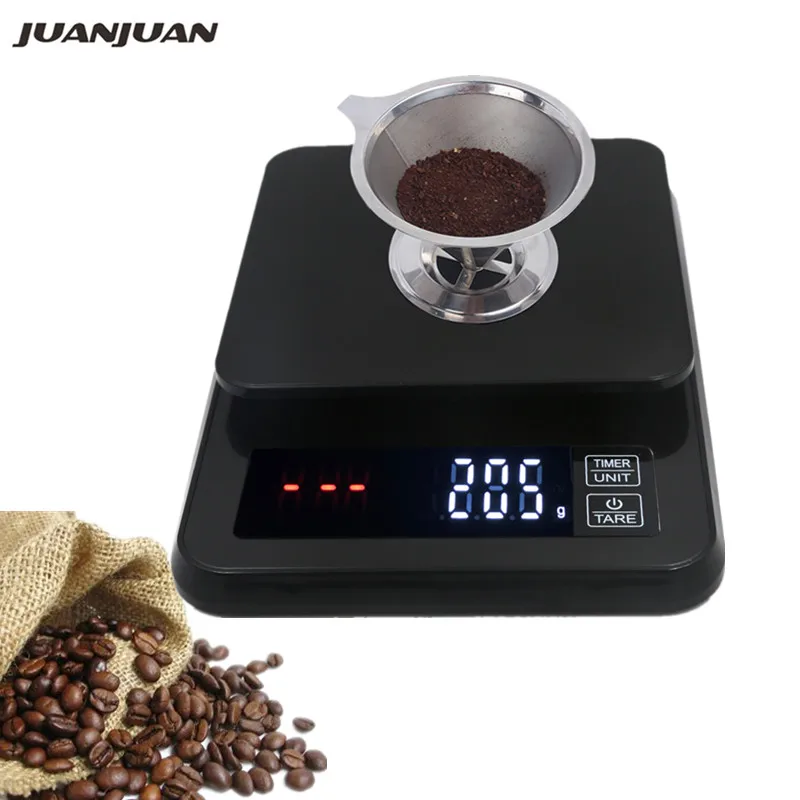 10kg/0.1g 5kg/0.1g 3kg/0.1g Mini Digital Coffee Scale with Timer High Precision LCD Electronic Scales Jewelry Weight 40%off
10kg/0.1g 5kg/0.1g 3kg/0.1g Mini Digital Coffee Scale with Timer High Precision LCD Electronic Scales Jewelry Weight 40%off