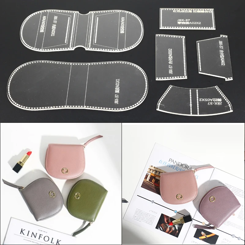 1Set DIY Acrylic Template New Short Wallet Storage Bag Clutch Leather Craft Pattern DIY Stencil Sewing Pattern 11.5cm*10cm
1Set DIY Acrylic Template New Short Wallet Storage Bag Clutch Leather Craft Pattern DIY Stencil Sewing Pattern 11.5cm*10cm