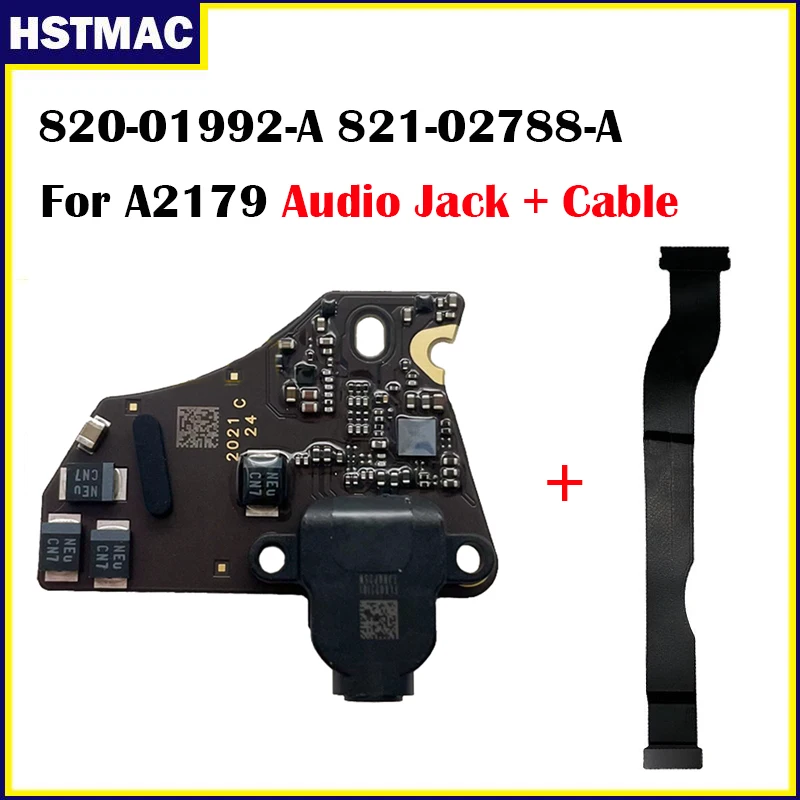 

Original A2179 Headphone Jack Board with Cable 2020 For Macbook Air 13 Inch A2179 Audio Board 820-01992-A 821-02788-02 EMC3302