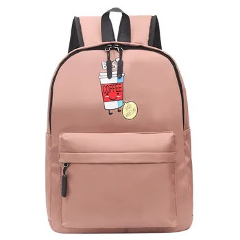 School Backpack For Teenager Retro Solid With Printed Zipper Back Pack Large Capacity Lightweight Travel Knapsack Sac A Dos
School Backpack For Teenager Retro Solid With Printed Zipper Back Pack Large Capacity Lightweight Travel Knapsack Sac A Dos