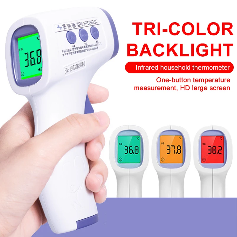 Non Contact Digital Infrared Thermometer Forehead Body Pyrometer Muti-fuction LCD high precision infrared temperature gun medica
Non Contact Digital Infrared Thermometer Forehead Body Pyrometer Muti-fuction LCD high precision infrared temperature gun medica