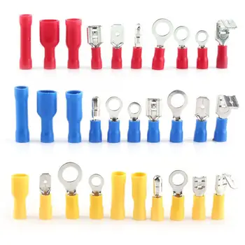720Pcs/set Insulated Assorted Electrical Wire Terminal Crimp Connector Spade Set Assortment Kit 3 Colors Domestic Delivery
720Pcs/set Insulated Assorted Electrical Wire Terminal Crimp Connector Spade Set Assortment Kit 3 Colors Domestic Delivery