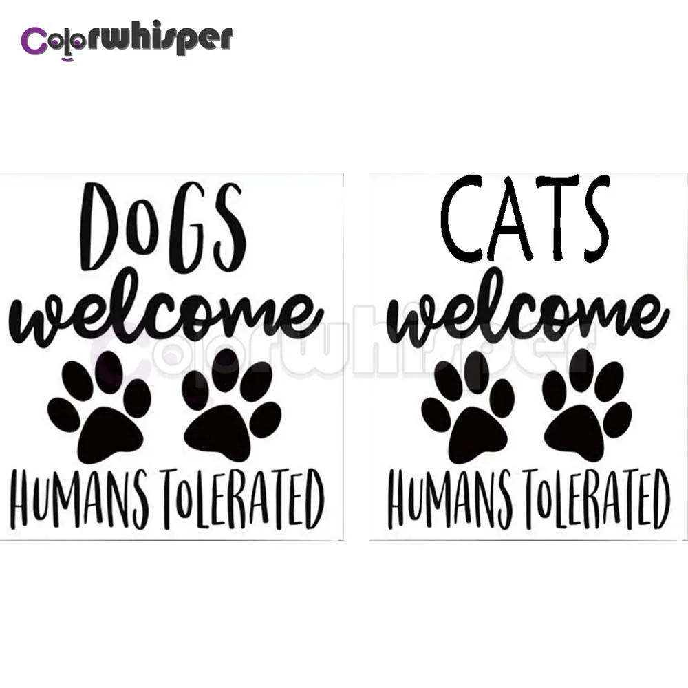 Diamond Painting Full Square/ Round Drill Letters Cats Dogs Welcome 5D Daimond Painting Picture Cross Stitch Gift DIY Z447
Diamond Painting Full Square/ Round Drill Letters Cats Dogs Welcome 5D Daimond Painting Picture Cross Stitch Gift DIY Z447