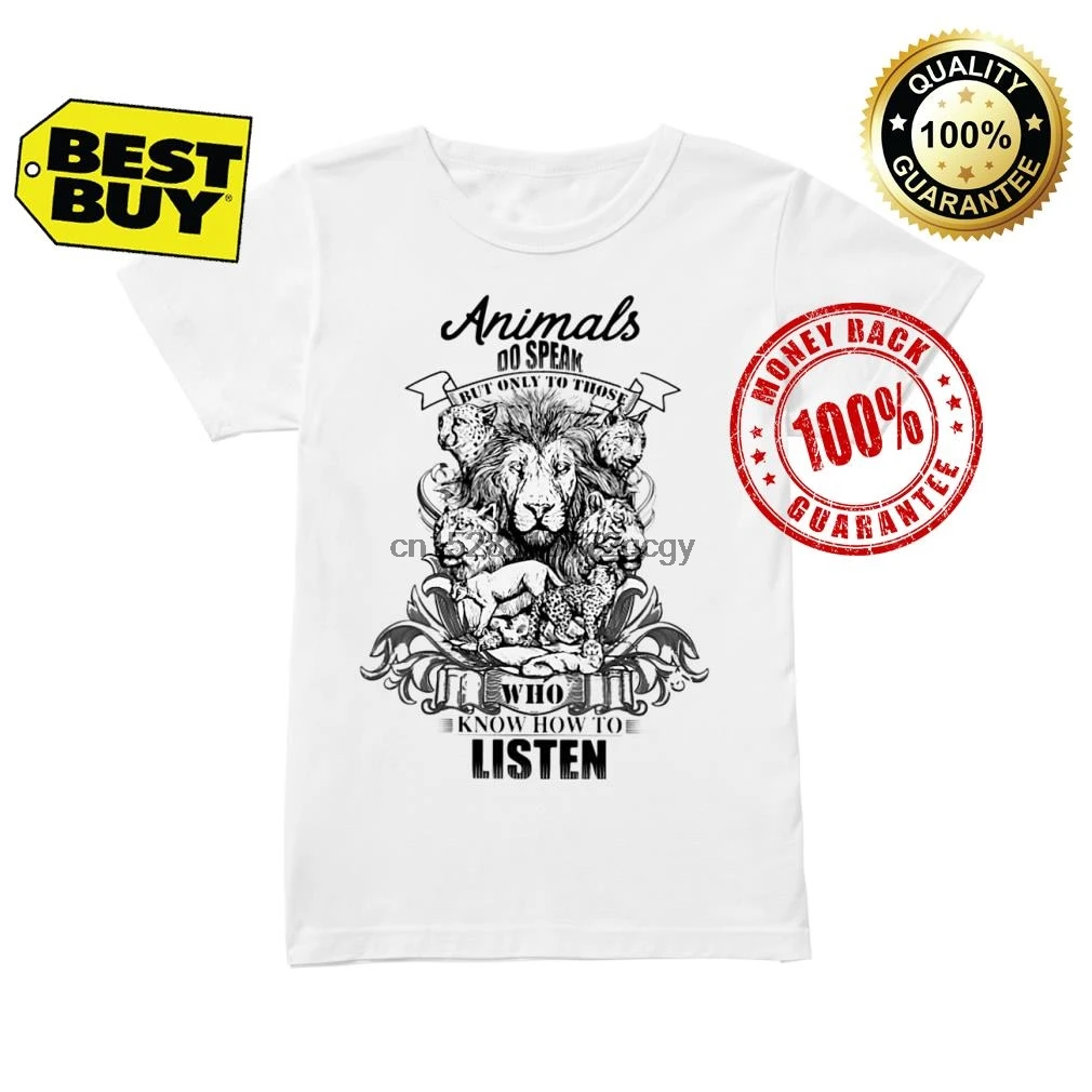 Brand Animals Do Speak But Only Those Who Know How To Listen Sweater Summer 2020 Men Short Sleeve T-Shirt
Brand Animals Do Speak But Only Those Who Know How To Listen Sweater Summer 2020 Men Short Sleeve T-Shirt