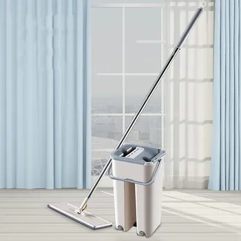 Sided Non Hand Washing Flat Mop Wooden Floor Mop Dust lazy mop with bucket free hand wash flat mop Home Cleaning Tools#40
Sided Non Hand Washing Flat Mop Wooden Floor Mop Dust lazy mop with bucket free hand wash flat mop Home Cleaning Tools#40