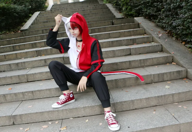 Anime My Boku No Hero Academia Shoto Todoroki Cat Cosplay Costume My Hero Academia Halloween Carnival Costumes For Men Women Anime Costumes Aliexpress aliexpress