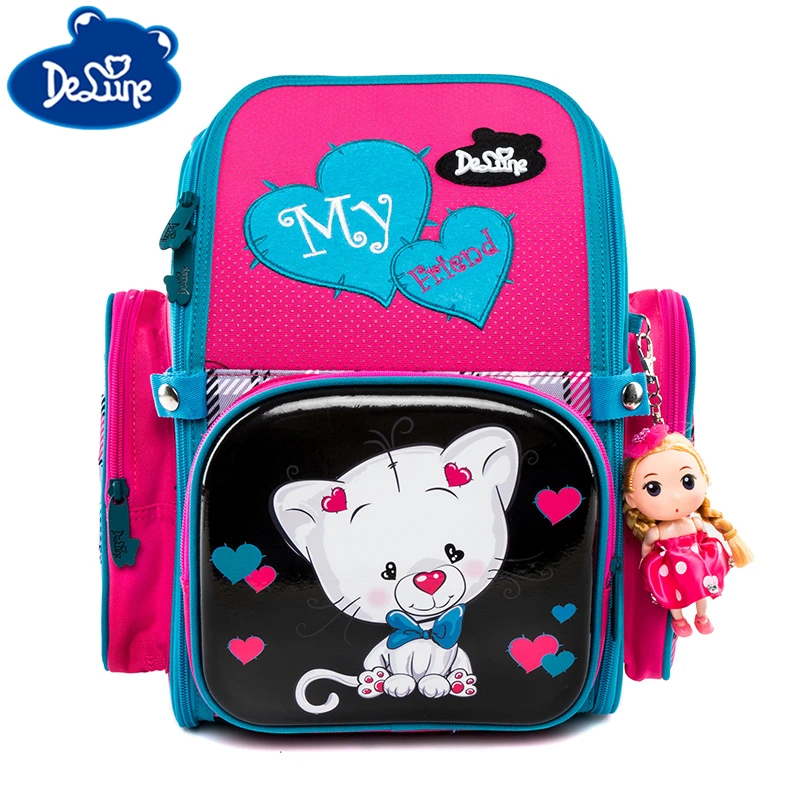 Delune School Backpack fpr Girls Orthopedic Girls School Bags 3D Printing Children Primary School Mochila Infantil
Delune School Backpack fpr Girls Orthopedic Girls School Bags 3D Printing Children Primary School Mochila Infantil