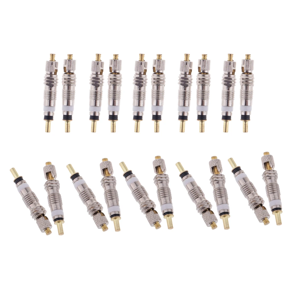 20-Counted Tubeless Presta Valve Core Repaired Tool Kits Cycling Components for Road Bikes and Mountain Bicycles 20-Counted Tubeless Presta Valve Core Repaired Tool Kits Cycling Components for Road Bikes and Mountain Bicycles