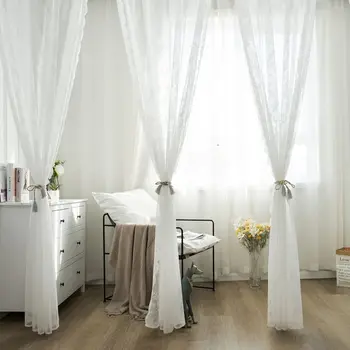 Home Window Curtain Lace Edge Yarn Windproof Breathable Sunscreen Curtain Window Screen Home Window Decoration
Home Window Curtain Lace Edge Yarn Windproof Breathable Sunscreen Curtain Window Screen Home Window Decoration