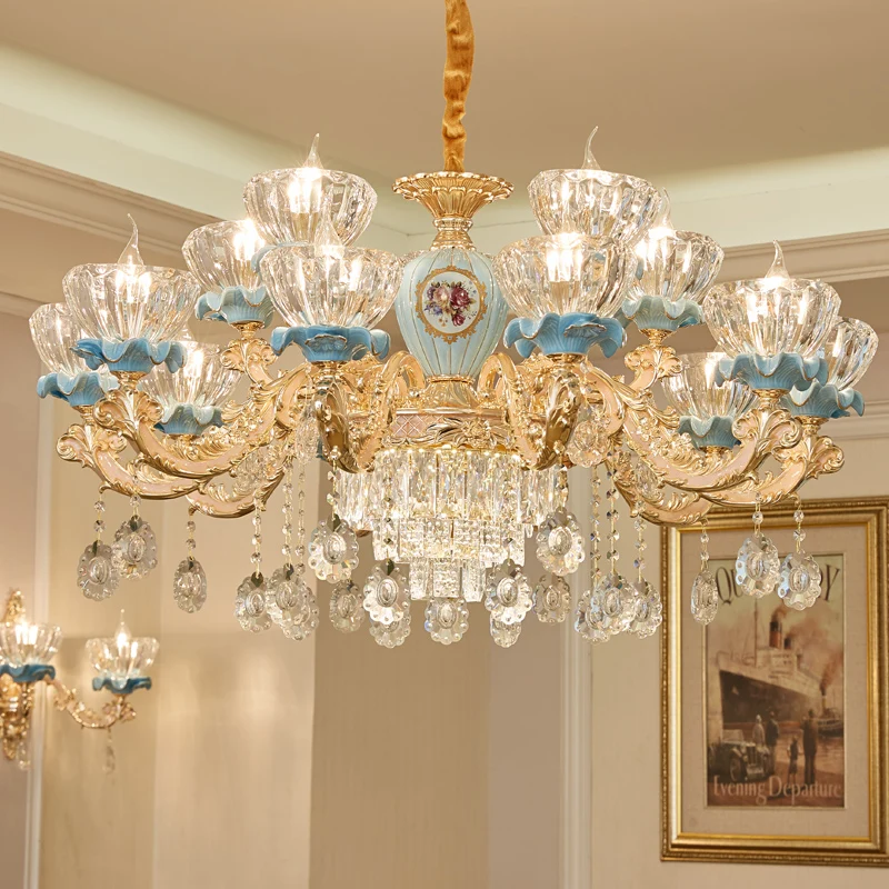 Luxury Crystal chandelier for Living Room Classic Crystal Chandelier Light Fixtures Bedroom Gold Lamp LED Crystal Lamp Ceiling
Luxury Crystal chandelier for Living Room Classic Crystal Chandelier Light Fixtures Bedroom Gold Lamp LED Crystal Lamp Ceiling