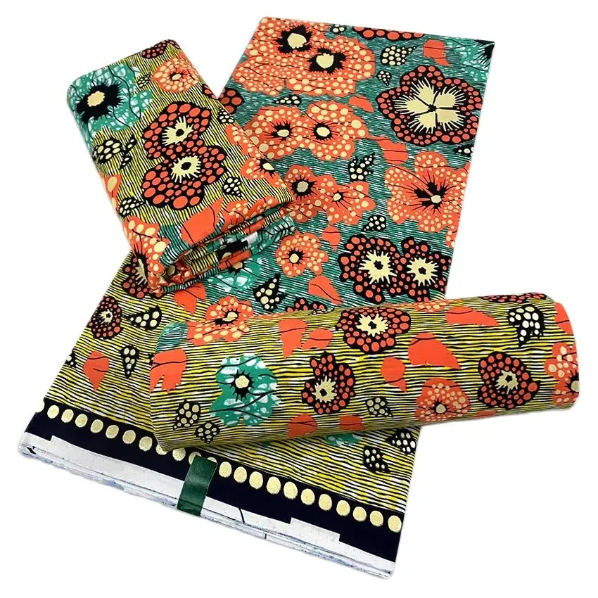 New Style Ankara African Wax Fabrics Nigerian Wax Print High Quality Ghana Golded Wax For wedding 611
New Style Ankara African Wax Fabrics Nigerian Wax Print High Quality Ghana Golded Wax For wedding 611