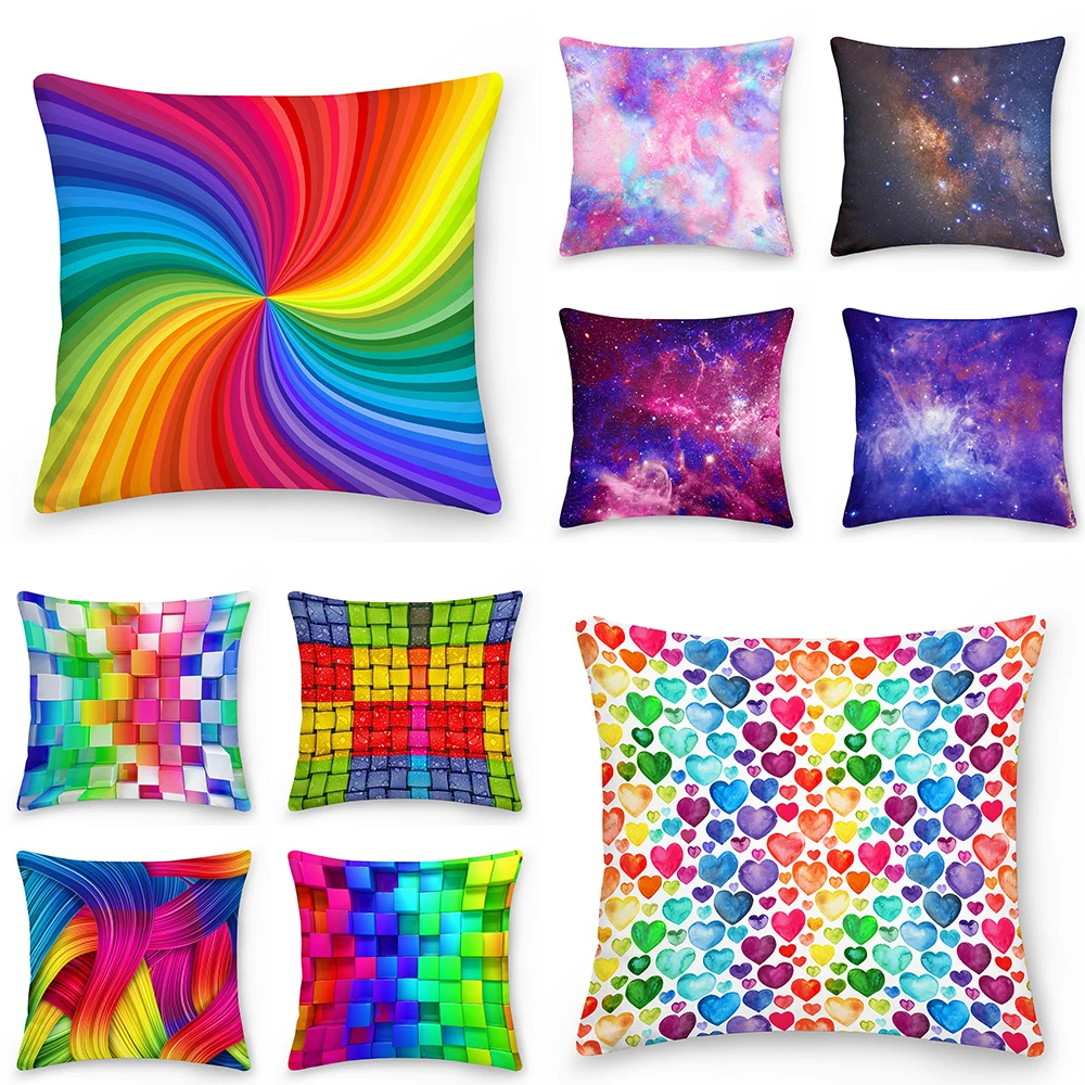 Colorful Cushion Cover Pillow CoverDecorative Pillowcase Polyester 45*45 Throw Pillow Home Decor Pillowcover
Colorful Cushion Cover Pillow CoverDecorative Pillowcase Polyester 45*45 Throw Pillow Home Decor Pillowcover