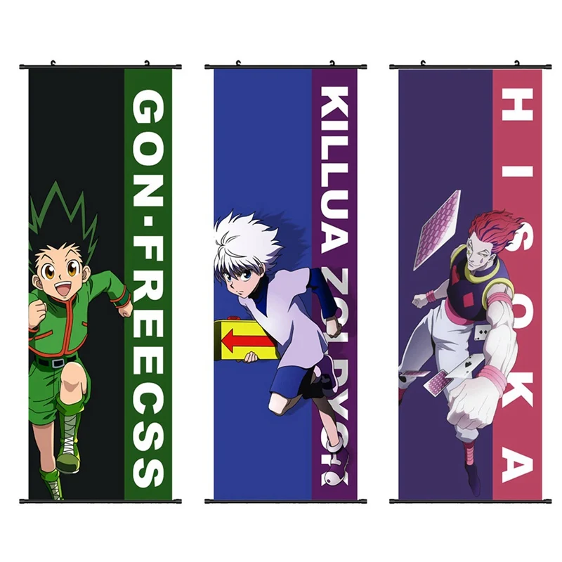 Hot Japan Anime Hunter X Hunter Wall Scroll Poster Long Hanging Poster Home Decor Wall Scroll Home Decor
Hot Japan Anime Hunter X Hunter Wall Scroll Poster Long Hanging Poster Home Decor Wall Scroll Home Decor