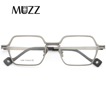 MUZZ Pure Titanium Glasses Frame Men Square Optical Prescription Frames Male Classic Full Eyeglasses Eyewear frames Gafas Oculos
MUZZ Pure Titanium Glasses Frame Men Square Optical Prescription Frames Male Classic Full Eyeglasses Eyewear frames Gafas Oculos