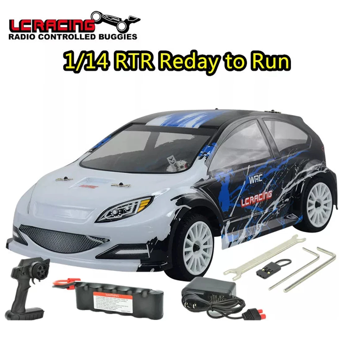 LC Racing EMB-WRCH 1:14 2.4G 50+KM/H 4WD Brushless RC Racing Rally Car - RTR Color Printed Shell Version
LC Racing EMB-WRCH 1:14 2.4G 50+KM/H 4WD Brushless RC Racing Rally Car - RTR Color Printed Shell Version