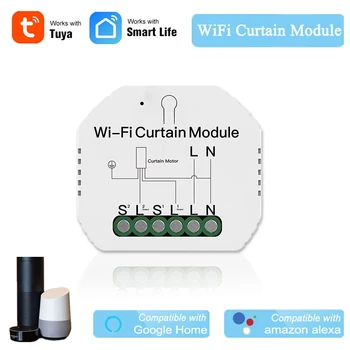 WiFi Curtain Switch Module Smart Rolling Shutter Motor Switch Module APP Wireless Control Compatible With Alexa Google Home
WiFi Curtain Switch Module Smart Rolling Shutter Motor Switch Module APP Wireless Control Compatible With Alexa Google Home