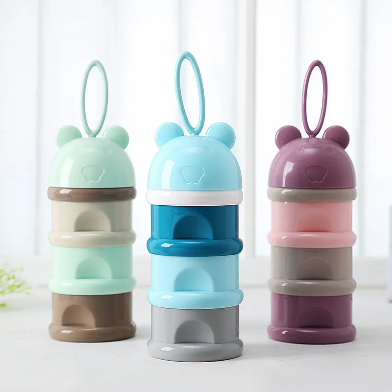 3 layer Portable Baby Food Storage Box Essential Cereal Cartoon Milk Powder Boxes Kids Formula Milk Container
3 layer Portable Baby Food Storage Box Essential Cereal Cartoon Milk Powder Boxes Kids Formula Milk Container
