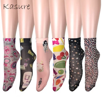 KASURE New Fashion Leopard Star Dot Pattern Print Women Ankle Socks Colorful Elastic Spring Summer Soft Fashion Ladies Socks
KASURE New Fashion Leopard Star Dot Pattern Print Women Ankle Socks Colorful Elastic Spring Summer Soft Fashion Ladies Socks