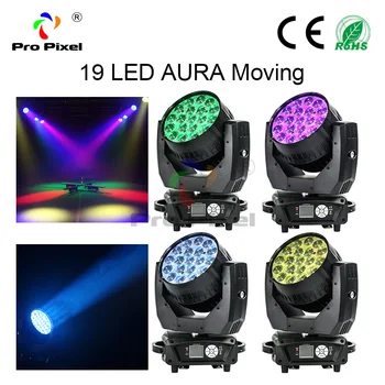 AURA Led Moving Head Light Beam Wash with Zoom Backlight Stage Dj Light For Bar Wedding Church 4pcs 19x15W RGBW 4in1
AURA Led Moving Head Light Beam Wash with Zoom Backlight Stage Dj Light For Bar Wedding Church 4pcs 19x15W RGBW 4in1