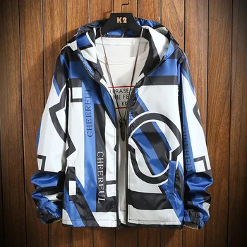Pop Spring Autumn Couple Bomber Hooded Jacket Men VoguePrinting Windbreaker Jacket Male Outwear Thin Coat Plus Size Clothing
Pop Spring Autumn Couple Bomber Hooded Jacket Men VoguePrinting Windbreaker Jacket Male Outwear Thin Coat Plus Size Clothing