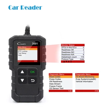 LAUNCH X431 CR3001 EOBD Scanner Read&Clear Code 3001 ODB2 Code Reader OBD 2 OBD2 Car Diagnostic Auto Tool PK ELM 327 ELM327 V1.5
LAUNCH X431 CR3001 EOBD Scanner Read&Clear Code 3001 ODB2 Code Reader OBD 2 OBD2 Car Diagnostic Auto Tool PK ELM 327 ELM327 V1.5