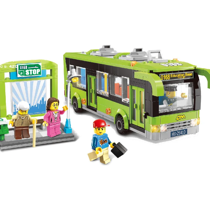 Building Blocks Toy Children Boy Model 6-Year-Old-12-Year-Old Assembled Educational Boy City Effective 1121