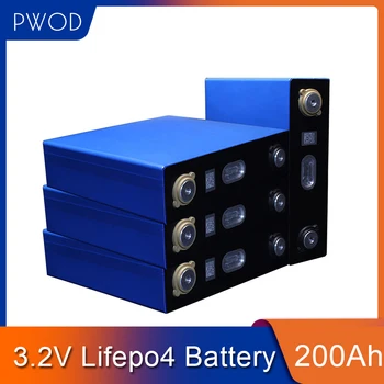 PWOD 200AH 3.2V lifepo4 prismatic cell 12v200ah 24v 36v 48v for DIY Solar system Electric Vehicle battery pack EU US TAX FREE
PWOD 200AH 3.2V lifepo4 prismatic cell 12v200ah 24v 36v 48v for DIY Solar system Electric Vehicle battery pack EU US TAX FREE