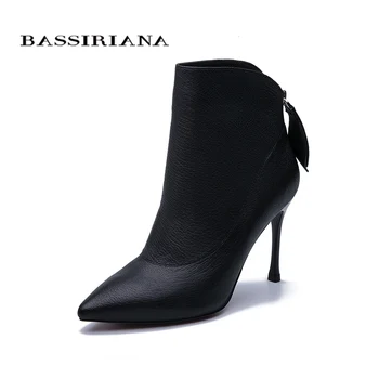 Bassiriana 2020 Spring and Autumn new women's leather short boots black pointed toe stiletto shoes women shoes
Bassiriana 2020 Spring and Autumn new women's leather short boots black pointed toe stiletto shoes women shoes