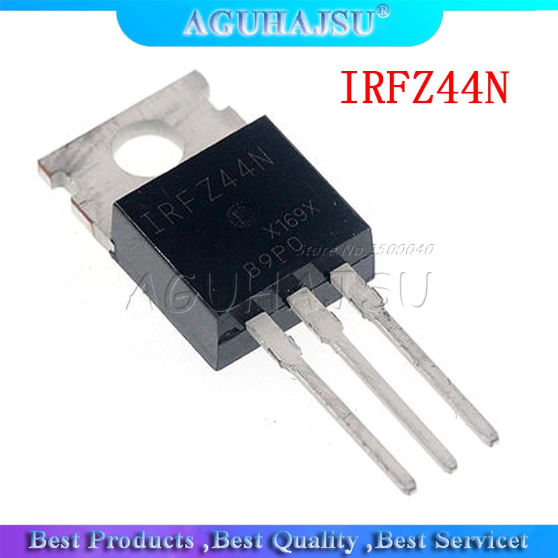 5 шт. IRFZ44N IRFZ44 IRFZ44NPBF MOSFET MOSFT 55V 41A 17 mOhm 42nC TO-220 новый оригинальный | Электронные