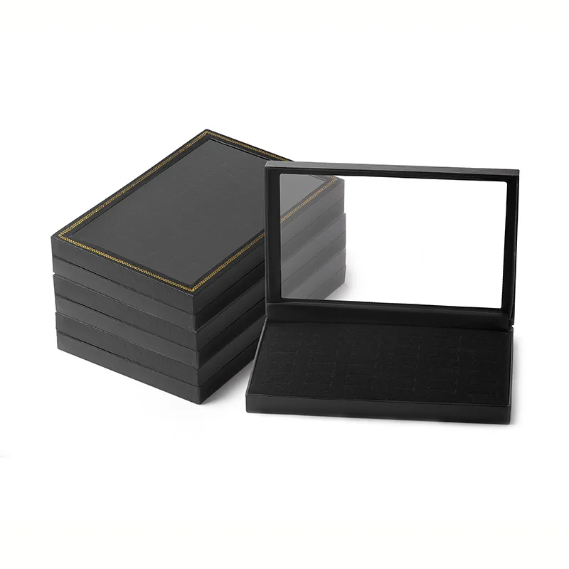 Flip Window Ring Storage Box Display Box 36 Multi-functional Ring Jewellery Box Manufacturers Wholesale
Flip Window Ring Storage Box Display Box 36 Multi-functional Ring Jewellery Box Manufacturers Wholesale