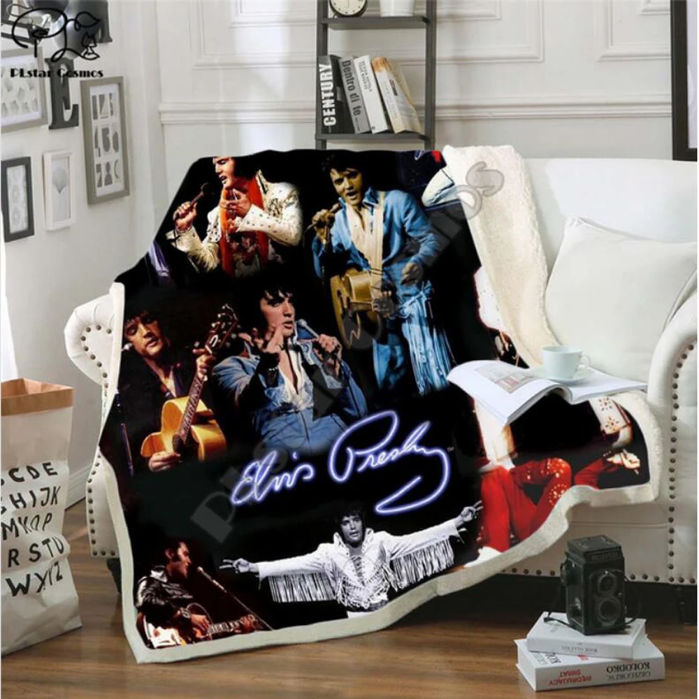 Elvis Presley 3D Blanket for Beds Hiking Picnic Thick Quilt Fashionable Bedspread Fleece Throw Blanket style-4
Elvis Presley 3D Blanket for Beds Hiking Picnic Thick Quilt Fashionable Bedspread Fleece Throw Blanket style-4